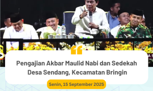 Pengajian Akbar Maulid Nabi dan Sedekah Desa Sendang, Kecamatan Bringin